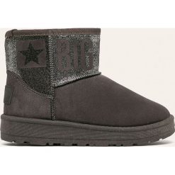 Big Star - Śniegowce. Szare śniegowce damskie BIG STAR, z materiału, retro, bez zapięcia. W wyprzedaży za 99,90 zł.