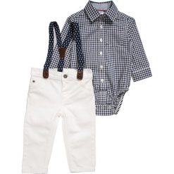 Carter's BOY HOLIDAY BABY SET Jeansy Straight Leg ivory. Białe spodnie chłopięce marki Carter's. Za 139,00 zł.