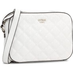 Torebka GUESS - Kamryn (GS) HWGS66 91120 WHI. Białe listonoszki damskie marki Guess, z aplikacjami. Za 399,00 zł.