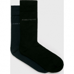 John Frank - Skarpety (2-Pack). Szare skarpetki męskie marki John Frank, z bawełny. W wyprzedaży za 29,90 zł.