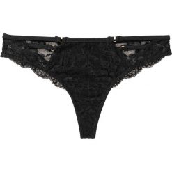 Stringi bonprix czarny. Czarne majtki damskie bonprix, w paski, z elastanu. Za 27,99 zł.
