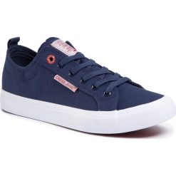 Tenisówki CROSS JEANS - DD1R4068C Navy. Niebieskie półbuty męskie Cross Jeans, na co dzień, bez wzorów, z jeansu, eleganckie, bez zapięcia. Za 99,00 zł.