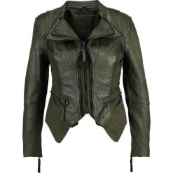 Kurtki damskie: Be Edgy PIA Kurtka skórzana khaki