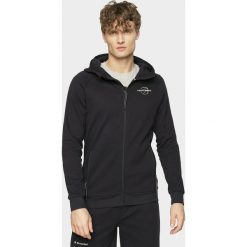 Bluza męska. Bluzy męskie s, bez wzorów, z dzianiny, z kapturem, bez rękawów, z kapturem. Za 169,99 zł.