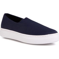 Tenisówki VAGABOND - Camille 4745-180-64 Dk Blue. Niebieskie półbuty damskie Vagabond, bez wzorów, ze skóry, bez zapięcia. Za 339,00 zł.