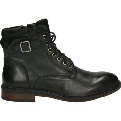 Botki męskie - 60971 BLACK. Czarne bez kategorii Venezia, ze skóry. Za 239,00 zł.
