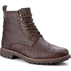 Botki męskie: Kozaki CLARKS - Montacute Lord 261192917 Chestnut Wilned
