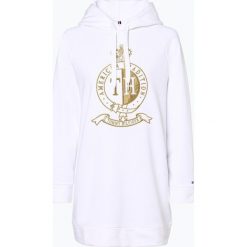 Tommy Hilfiger - Damska bluza nierozpinana, biały. Białe bluzy damskie TOMMY HILFIGER, xl, z haftami, bez rękawów, z kapturem. Za 599,95 zł.