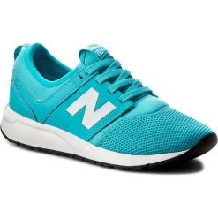 Sneakersy NEW BALANCE - KL247CPG Niebieski. Niebieskie trampki chłopięce New Balance, z materiału, na sznurówki. W wyprzedaży za 179,00 zł.
