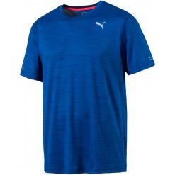 Puma Koszulka Sportowa Epic S S Tee Blue Heather M. Brązowe koszulki męskie Puma, s, bez wzorów, ze skóry, sportowe, bez kołnierzyka, bez rękawów. Za 115,00 zł.