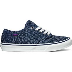 Vans Trampki Camden Stripe (Snake Jacquard) Navy 36.5. Niebieskie buty sportowe damskie Vans, bez wzorów, sportowe. W wyprzedaży za 153,00 zł.