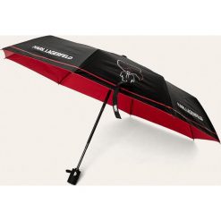 Karl Lagerfeld - Parasol. Czarne parasole KARL LAGERFELD, bez wzorów. Za 239,90 zł.