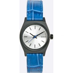 Nixon - Zegarek Small Time Teller Black/Blue Gator. Niebieskie zegarki damskie marki Nixon, ze stali. W wyprzedaży za 299,90 zł.