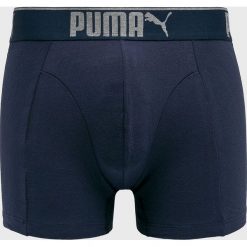 Puma - Bokserki (3-pack). Szare bokserki męskie Puma, z nadrukiem, z elastanu. Za 139,90 zł.
