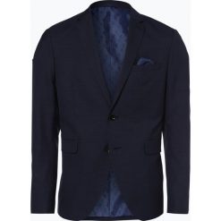 Marynarki męskie slim fit: Finshley & Harding – Męska marynarka od garnituru modułowego – Tyler, niebieski