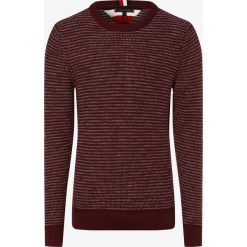 Tommy Hilfiger - Sweter męski, czerwony. Czerwone swetry męskie TOMMY HILFIGER, s, bez wzorów, z dzianiny, bez kołnierzyka, bez kaptura. Za 579,95 zł.