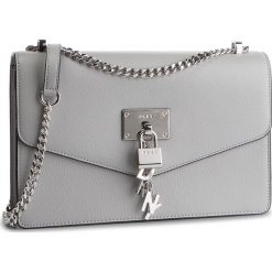 Torebka DKNY - Elissa R813H281 Grey Melange GRG. Szare torebki klasyczne damskie DKNY, bez wzorów, ze skóry, klasyczne, bez dodatków. W wyprzedaży za 839,00 zł.