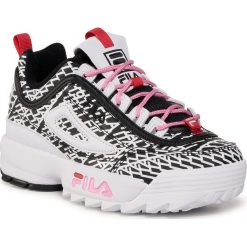 Sneakersy FILA - Disruptor Club Chaos Wmn 1010861.12S Black/White. Czarne półbuty damskie Fila, bez wzorów, ze skóry ekologicznej, bez obcasa, na płaskiej podeszwie, bez zapięcia. Za 519,00 zł.