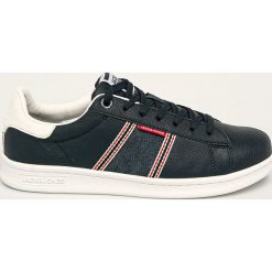 Jack & Jones - Buty. Niebieskie sneakersy męskie Jack & Jones, z okrągłym noskiem, na sznurówki. Za 219,90 zł.