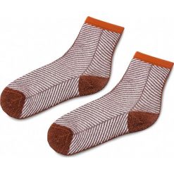 Skarpety Wysokie Damskie TWINSET - OA8T3C Arancio Scurt 03030. Pomarańczowe skarpetki damskie marki Twinset, bez wzorów, z elastanu. Za 189,00 zł.