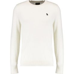 Swetry klasyczne męskie: Abercrombie & Fitch FINE GAUGE CREW Sweter cream