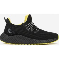 Czarno-Żółte Buty Sportowe Broken Show. Czarne buty sportowe męskie Born2be, na sznurówki. Za 99,99 zł.