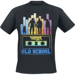 Guardians Of The Galaxy Old School T-Shirt czarny. Czarne t-shirty męskie marki Guardians Of The Galaxy, l. Za 74,90 zł.