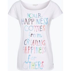 Please - T-shirt damski – Happiness, czarny. Czarne t-shirty damskie Please, s, z napisami, bez kołnierzyka. Za 129,95 zł.