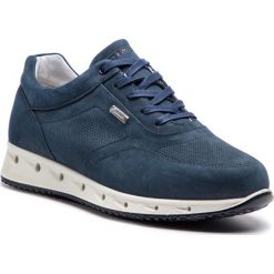 Sneakersy IGI&CO - GORE-TEX 3123600 Blu. Niebieskie sneakersy męskie marki IGI&CO, na co dzień, bez wzorów, ze skóry, bez zapięcia. Za 549,00 zł.