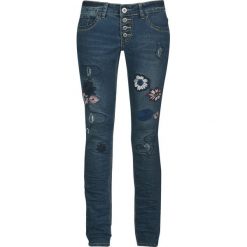 Sublevel Flower Patches Jeans Jeansy damskie niebieski. Niebieskie jeansy damskie marki Sublevel, xs. Za 121,90 zł.