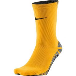 Skarpetogetry piłkarskie: Nike Skarpety piłkarskie Nike Grip Strike Light Crew kolor pomarańczowy 41-43 (SX5486 857)