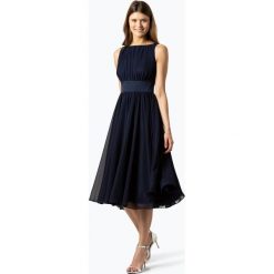 Swing - Damska sukienka wieczorowa, niebieski. Niebieskie sukienki damskie Swing, bez wzorów, z szyfonu, eleganckie, bez kołnierzyka, bez rękawów, rozkloszowane. Za 599,95 zł.
