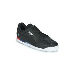 Buty Puma BMW MMS ROMA.BLK. Czarne trampki męskie Puma, bez wzorów, bez zapięcia. Za 299,25 zł.