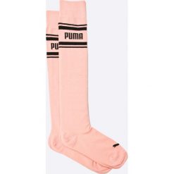 Puma - Podkolanówki. Szare podkolanówki damskie Puma, z bawełny. W wyprzedaży za 27,90 zł.