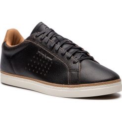 Sneakersy LE COQ SPORTIF - Courtace Premium 1820348 Black/Brown Sugar. Czarne sneakersy męskie le coq sportif, na co dzień, bez wzorów, ze skóry, eleganckie, bez zapięcia. W wyprzedaży za 299,00 zł.