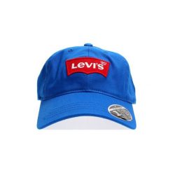 Czapki z daszkiem Levis 228054 BIG BATWING. Niebieskie czapki damskie Levi's®, bez wzorów. Za 131,98 zł.