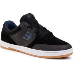 Sneakersy ETNIES - Marana 4101000403 Black/Blue 587. Czarne sneakersy męskie Etnies, na co dzień, bez wzorów, ze skóry, bez zapięcia. Za 349,00 zł.