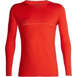 Icebreaker Koszulka Męska Z Długim Rękawem Mens 200 Oasis Deluxe Raglan Ls Crewe Single Line Ski Chili Red Xl. Czerwone koszulki turystyczne męskie marki Icebreaker, xl, z wełny, z długim rękawem. W wyprzedaży za 363,19 zł.
