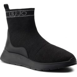 Sneakersy LIU JO - Asia 08 B69013 TX022 Black 22222. Czarne półbuty damskie Liu Jo, na co dzień, bez wzorów, ze skóry ekologicznej, bez obcasa, na płaskiej podeszwie, bez zapięcia. Za 649,00 zł.
