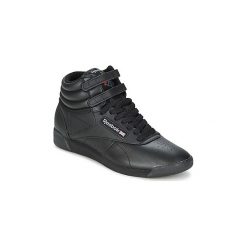 Buty Reebok Classic FREESTYLE HI. Czarne trampki i tenisówki damskie Reebok Classic, bez wzorów, bez zapięcia. Za 319,20 zł.