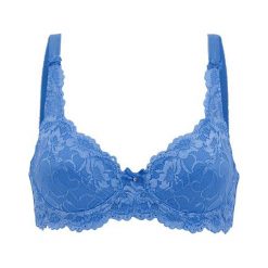 Cellbes Biustonosz z fiszbinami Maria jasnoniebieski female niebieski 85D. Niebieskie biustonosze sportowe damskie Cellbes, z haftami, z koronki. Za 89,00 zł.