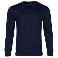 Only&Sons Męska Sweter Marki Tom Jacquard Crew Sweat Dress S Blue Dress S (Rozmiar M). Niebieskie swetry męskie marki Only&Sons, s, bez wzorów, bez kołnierzyka, bez kaptura. W wyprzedaży za 127,00 zł.