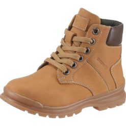GEOX Kids Kozaki 'Navado Boy' brązowy. Brązowe buty chłopięce zimowe marki geox kids, z materiału, na rzepy. Za 273,00 zł.