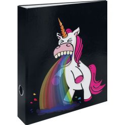 Aktówki męskie: Jednorożec Puking Unicorn – Rainbow Teczka standard