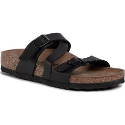 Klapki BIRKENSTOCK - Salina BS 1015810 Black. Czarne klapki damskie Birkenstock, bez wzorów, ze skóry, bez obcasa. Za 299,00 zł.
