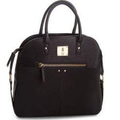 Torebka FLY LONDON - Dota P974636000 Black. Czarne torebki klasyczne damskie marki Fly London, ze skóry ekologicznej, zdobione. W wyprzedaży za 219,00 zł.