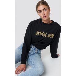 Moves Bluza Davi - Black. Czarne bluzy z nadrukiem damskie marki Moves, z długim rękawem, długie. Za 202,95 zł.