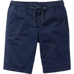 Bermudy z gumką Regular Fit bonprix ciemnoniebieski. Niebieskie spodenki i szorty męskie bonprix, m, bez wzorów. Za 79,99 zł.