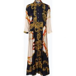Marie Lund - Sukienka damska – Kate, beżowy. Brązowe sukienki damskie Marie Lund, z nadrukiem, eleganckie, bez kołnierzyka, bez rękawów. Za 349,95 zł.