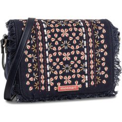 Torebka MONNARI - BAG3790-013 Navy. Niebieskie listonoszki damskie marki Monnari, z materiału. W wyprzedaży za 119,00 zł.